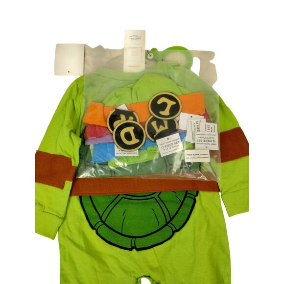 Baby 6 to 12 Months Teenage Mutant Ninja Turtles 12-Piece Halloween Costume Set - Picture 6 of 6